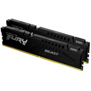 KINGSTON Fury Beast | 64GB (2x 32GB) | 5200MT/s | DDR5 | CL40 | XMP | KF552C40BBK2-64 | RAM Pomnilnik