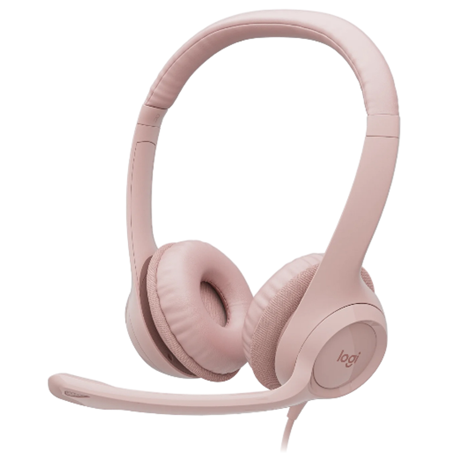 Logitech h390 | usb | roza | mikrofon | stereo slušalke 1 Logitech h390 usb roza stereo slušalke z mikrofonom komponentko