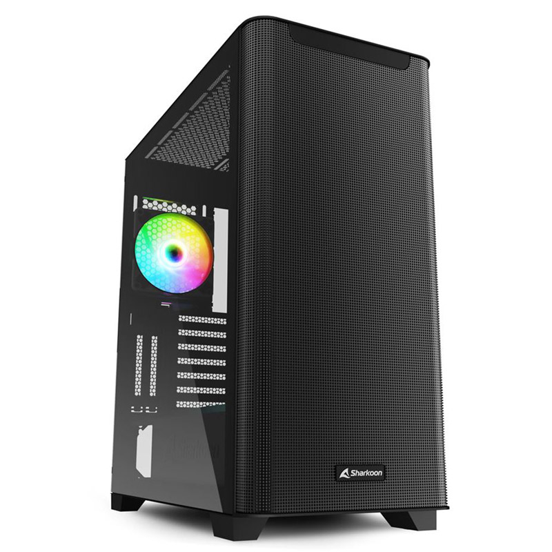 Sharkoon m30 | rgb | atx | kaljeno steklo | gaming črno ohišje 1 Sharkoon m30 rgb atx okno gaming črno ohišje komponentko