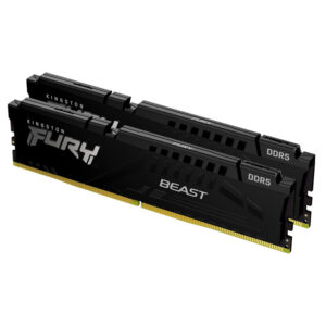 KINGSTON Fury Beast Black | 64GB (2x32GB) | 6000MT/s | DDR5 | CL38 | EXPO | KF560C36BBEK2-64 | RAM Pomnilnik