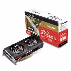 SAPPHIRE Radeon RX 7600 PULSE GAMING OC | 8GB | DDR6 | PCI-e 4.0 | HDMI 3xDisplayport | LITE | Dobra Grafična Kartica