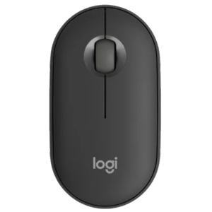 Logitech Pebble 2 M350S | Silent Touch | Easy-Switch Za 3 Naprave | Grafitna Bluetooth Brezžična Miška