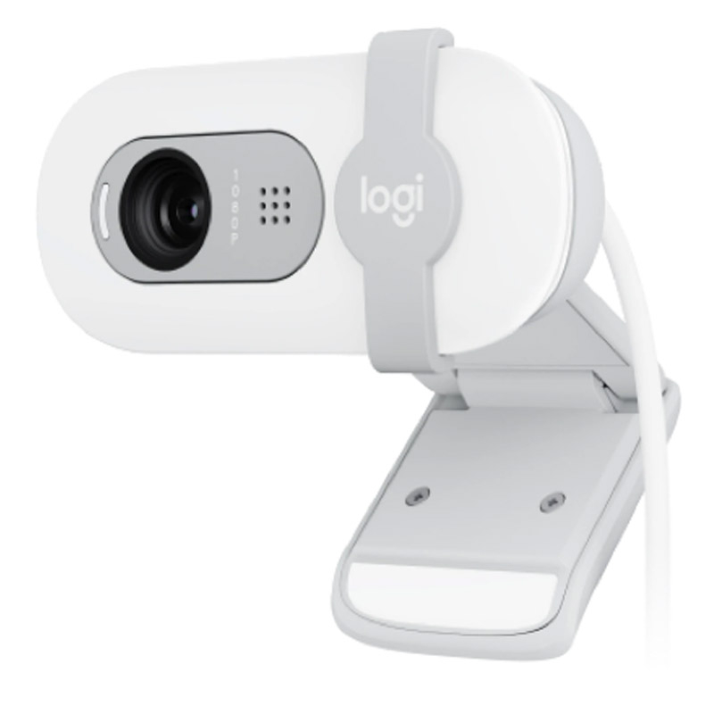 Logitech brio 100 | 1080p | usb | bela | spletna kamera 1 Logitech brio 100 1080p usb bela spletna kamera komponentko