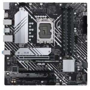 ASUS PRIME B660M-A D4-CSM | LGA1700 | micro ATX | DDR4 | HDMI Displayport VGA USB 3.2 | Osnovna Matična Plošča