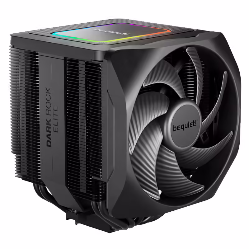 Be quiet! Dark rock elite 2x135mm | rgb | 280w | bk037 | tdp procesorski hladilnik | zračno hlajenje 1 Be quiet! Dark rock elite (bk037) 2x135mm rgb 280w tdp procesorski hladilnik komponentko