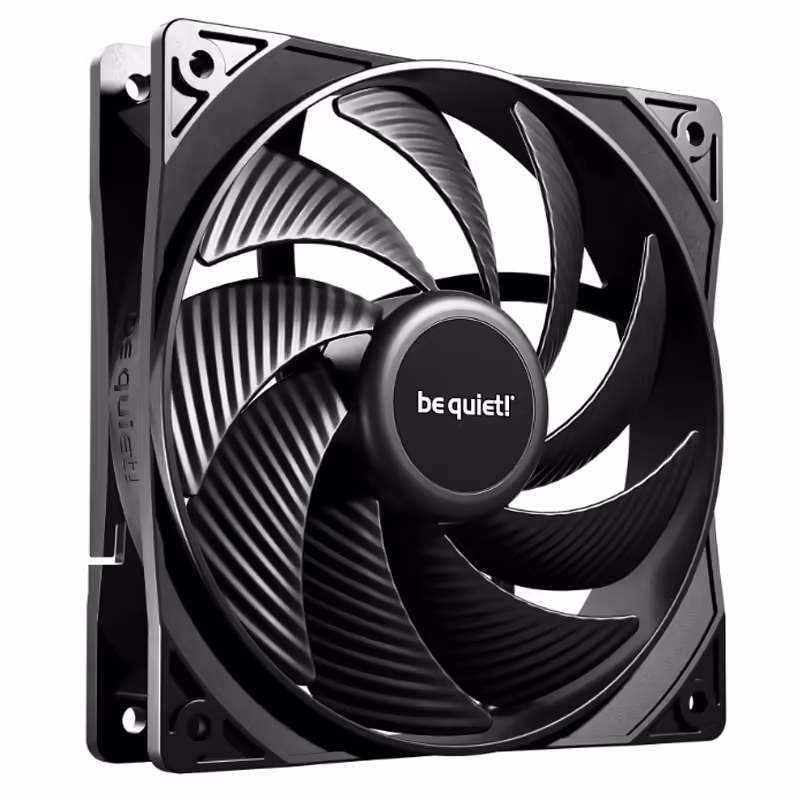 Be quiet! Pure wings 3 high-speed 120mm | 4-pin pwm ventilator | 4-pin | bl106 | zračno hlajenje 1 Be quiet! Pure wings 3 high-speed (bl106) 120mm 4-pin pwm črn ventilator komponentko