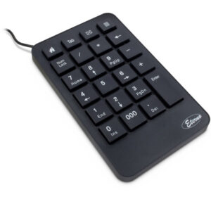 INTER-TECH KB-120 | USB | 23 Tipk | Žična | Črna | Mini Numerična Tipkovnica