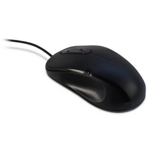 INTER-TECH Eterno M-3026 | Optična | Žična | USB | Črna | Ergonomska Miška