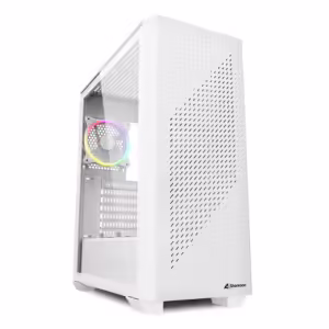 Sharkoon VS9 RGB | Belo Okno | USB-C | ARGB | Midi ATX Ohišje