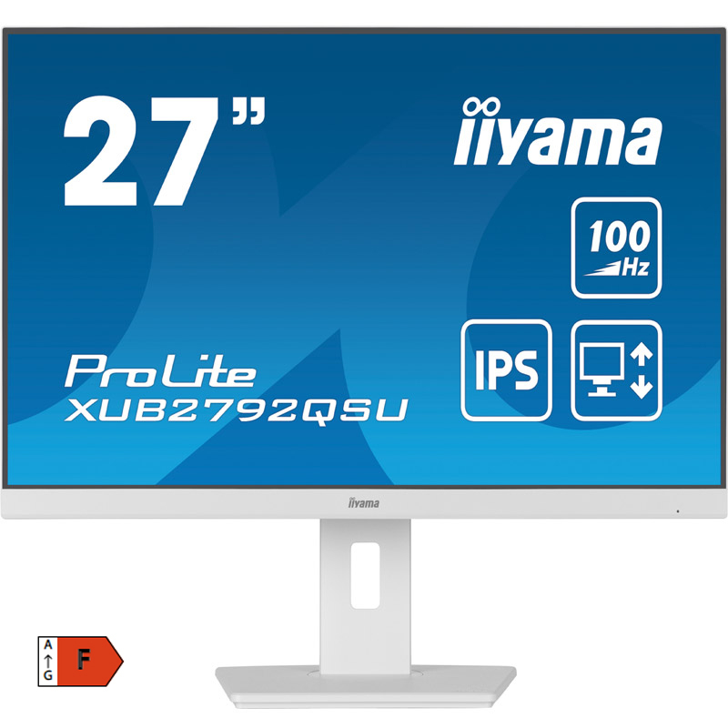 Iiyama prolite xub2792qsu-w6 | 68,5cm (27") |100hz | 2k | ips | hdmi displayport | zvočniki | poslovni monitor 1 Iiyama prolite xub2792qsu-w6 68,5cm (27″) 100hz 2k ips led lcd hdmi/dp zvočniki monitor komponentko