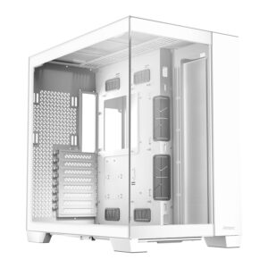ANTEC C8 Constellation Series | Belo Full Tower ATX/E-ATX Ohišje Z 270° Kaljenim Steklom | Dual Chamber | Podpora Za 360 mm Radiatorje | Gaming Ohišje