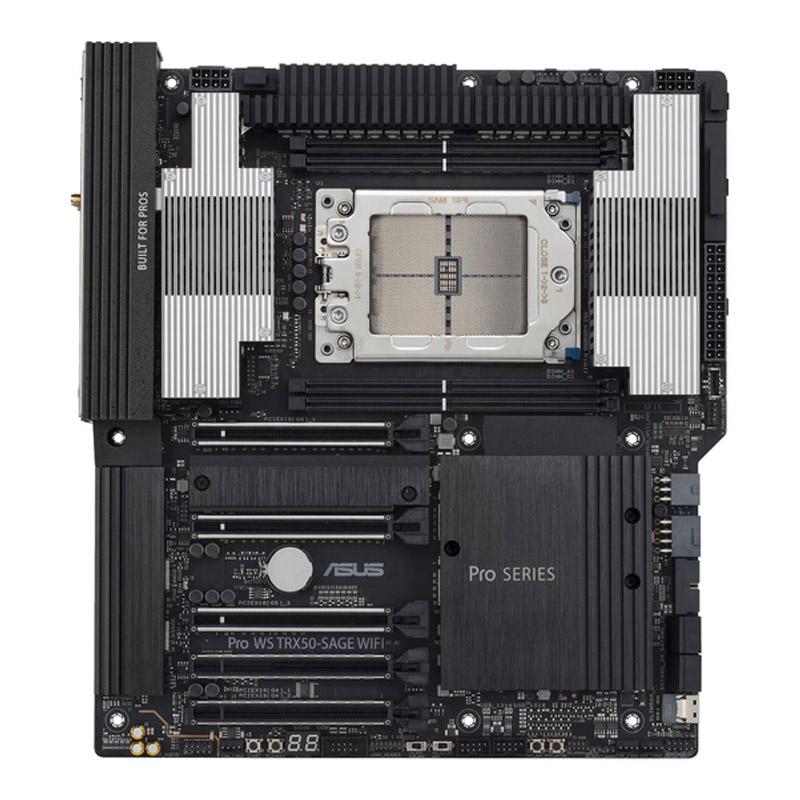 Asus pro ws trx50-sage wifi7 | str5 | ddr5 | e-atx | matična plošča 1 Asus pro ws trx50-sage wifi7/bt str5 ddr5 24/7 e-atx osnovna plošča komponentko