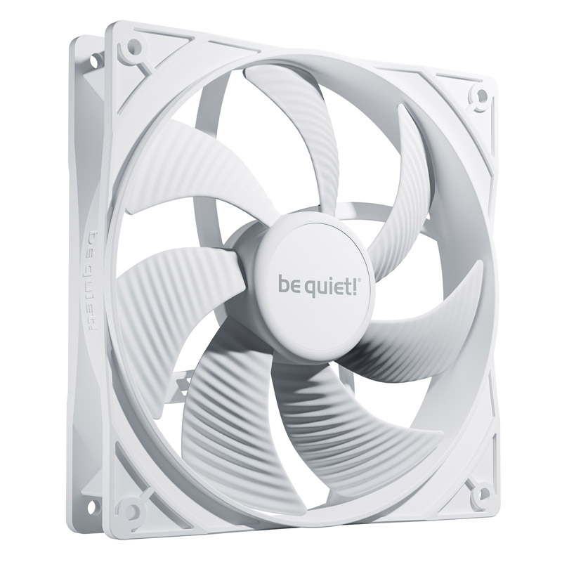 Be quiet! Pure wings 3 | bl112 | 140mm 4-pin pwm | bela | ventilator 1 Komponentko: be quiet! Pure wings 3 (bl112) 140mm 4-pin pwm beli ventilator