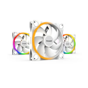 BE QUIET! LIGHT WINGS White RGB 140mm | PWM | Bela | BL102 | 3x Ventilator | Zračno Hlajenje
