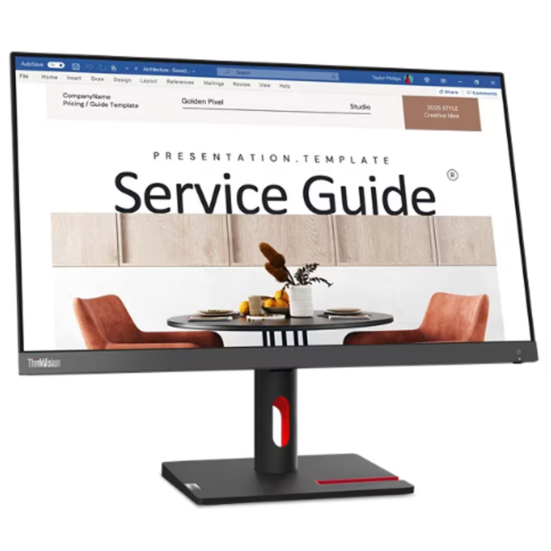 Lenovo thinkvision s24i-30 | 60,45cm (24") | 1920x1080 | ips | 100hz | vga hdmi | poslovni monitor 1 Lenovo thinkvision s24i-30 60,45cm (24″) fhd ips 100hz hdmi/vga monitor komponentko