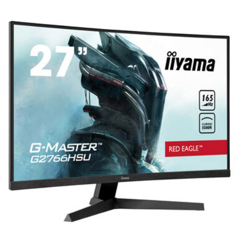 Iiyama red eagle g-master g2766hsu-b1 | 68,5cm (27") | 1920x1080 | va | 165hz | hdmi displayport usb | freesync | zvočniki | ukrivljen gaming monitor 1 Iiyama red eagle g-master g2766hsu-b1 68,5cm (27″) fhd va 165hz dp/hdmi/usb freesync zvočniki ukrivljen gaming monitor komponentko