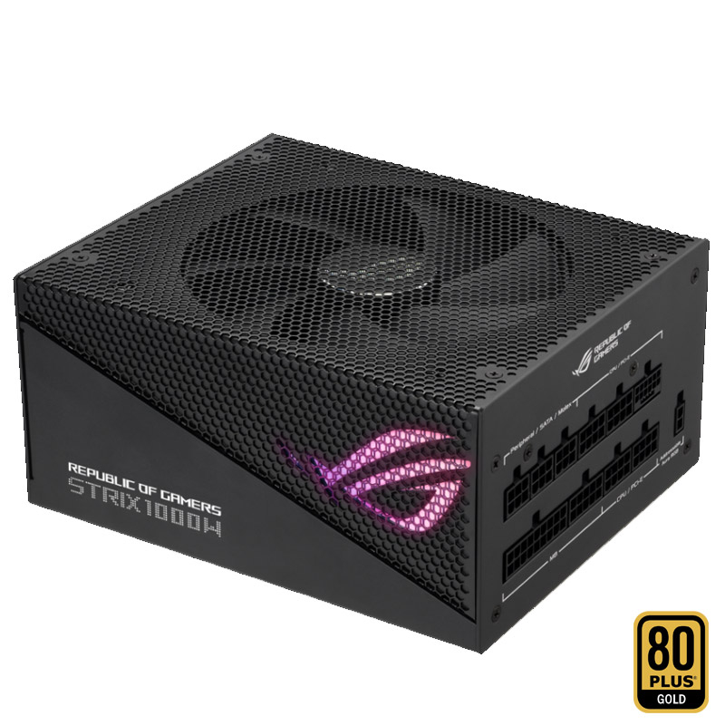 Asus rog strix 1000w gold aura editon | 1000w | 80plus gold | modularni napajalnik 1 Asus rog strix 1000w gold aura editon 80plus gold modularni napajalnik komponentko