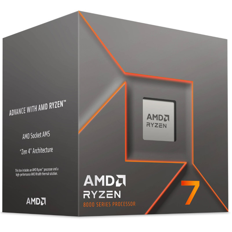 Amd ryzen 7 8700f | 4,1/5ghz | 16mb | am5 | 65w | | box procesor z wraith stealth hladilnikom 1 Amd ryzen 7 8700f 4,1/5ghz 16mb am5 65w wraith stealth hladilnik box procesor komponentko