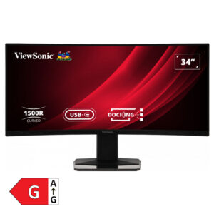 VIEWSONIC VG3419C | 86,4cm (34") | 3440x1440 | VA | 120Hz | HDMI Displayport | HDR10 | KVM | Freesync | Ukrivljen Monitor