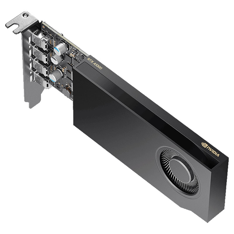 Pny rtx a1000 8gb | ddr6 | 4xmini displayport | vcnrtxa1000-pb | profesionalna grafična kartica 1 Pny rtx a1000 8gb ddr6 (vcnrtxa1000-pb) low profile profesionalna grafična kartica komponentko