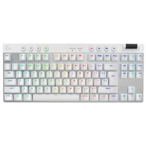 LOGITECH PRO X TKL LIGHTSPEED | Brezžična | Bela RGB | Tactile | Mehanska | SLO g. | Gaming Tipkovnica