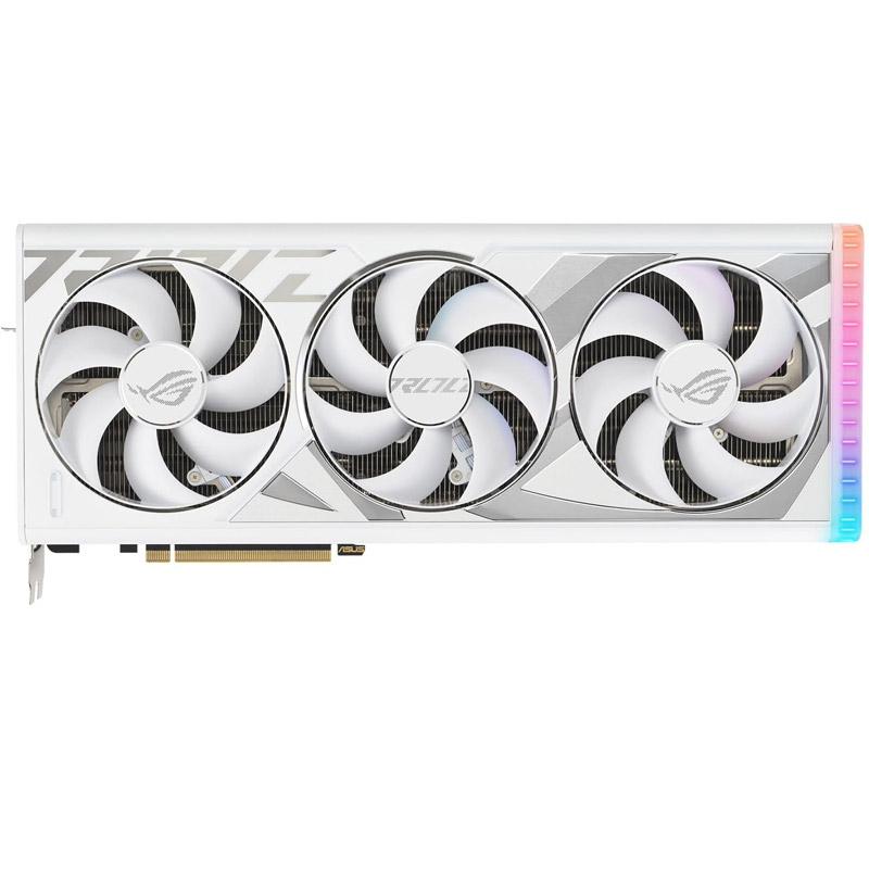Asus rog strix rtx 4080 super 16gb | gddr6x | 2xhdmi 3xdisplayport | bela | gaming grafična kartica 1 Grafična kartica asus rog strix geforce rtx 4080 super, 16gb gddr6x komponentko