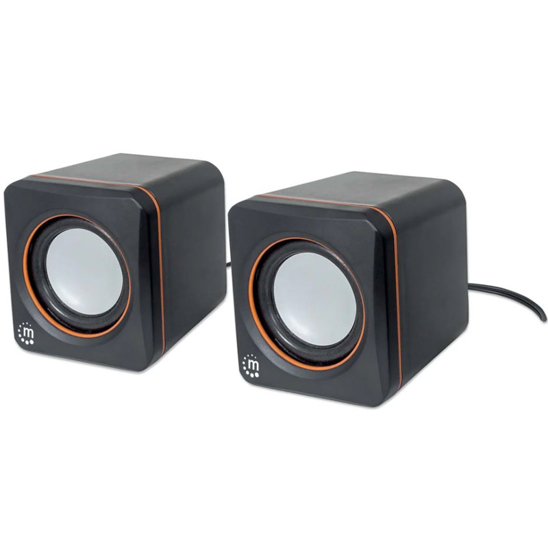 Manhattan 2600 2. 0 | 6w | usb 3. 5mm | črni | zvočniki 1 Komponentko: manhattan 2600 2. 0 6w usb 3. 5mm črni zvočniki