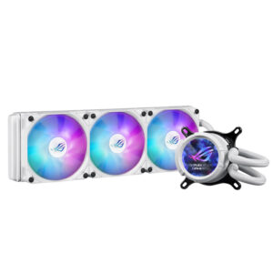 ASUS ROG Strix LC III 360 | ARGB | 360mm | LCD | Bela | Vodno Hlajenje