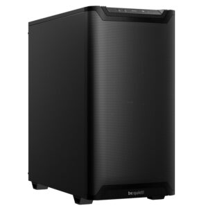 BE QUIET! Pure Base 501 Airflow | BG074 | Črno | USB-C | 2x 140 mm PWM | MIDI-ATX Ohišje