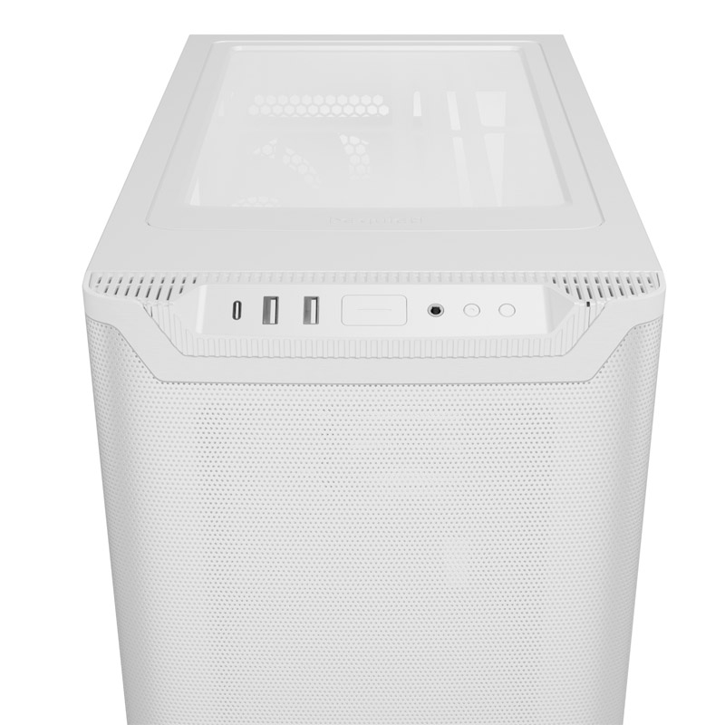 Be quiet! Pure base 501 airflow bgw75 | belo | kaljeno steklo | usb-c | 2x 140 mm pwm | midi-atx ohišje 2 Be quiet! Pure base 501 airflow bgw75 | belo | kaljeno steklo | usb-c | 2x 140 mm pwm | midi-atx ohišje