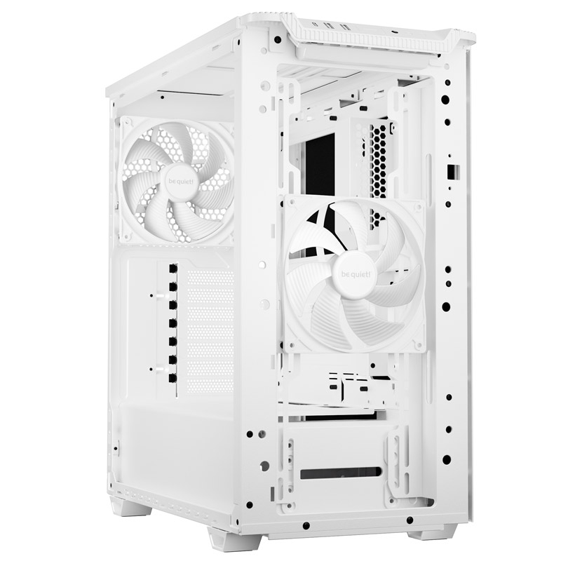 Be quiet! Pure base 501 airflow bgw75 | belo | kaljeno steklo | usb-c | 2x 140 mm pwm | midi-atx ohišje 3 Be quiet! Pure base 501 airflow bgw75 | belo | kaljeno steklo | usb-c | 2x 140 mm pwm | midi-atx ohišje
