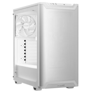 BE QUIET! Pure Base 501 Airflow BGW75 | Belo | Kaljeno Steklo | USB-C | 2x 140 mm PWM | Midi-ATX Ohišje