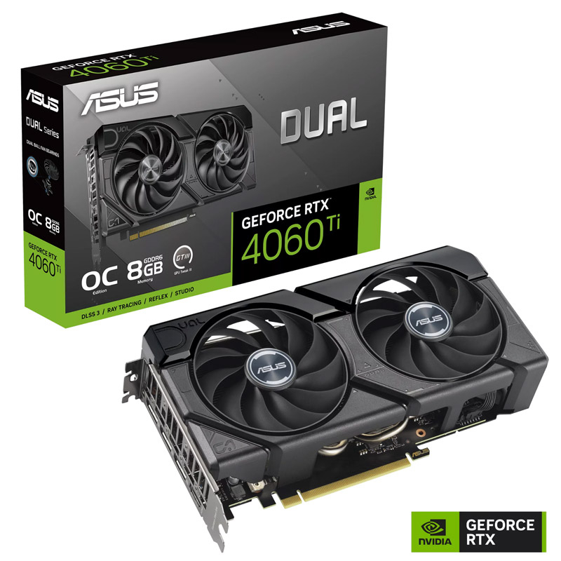 Asus rtx 4060 ti dual evo oc 8gb | gddr6 | hdmi 3xdisplayport | dual-rtx4060ti-evo-o8g | zmogljiva grafična kartica 1 Asus dual geforce rtx 4060ti evo oc 8gb gddr6 (dual-rtx4060ti-evo-o8g) grafična karticaasus dual geforce rtx 4060ti evo oc 8gb gddr6 (dual-rtx4060ti-evo-o8g) grafična kartica komponentko