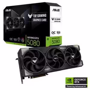 ASUS RTX 5080 TUF Gaming 16GB | GDDR7 | TUF-RTX5080-O16G-GAMING | ARGB Gaming Grafična Kartica