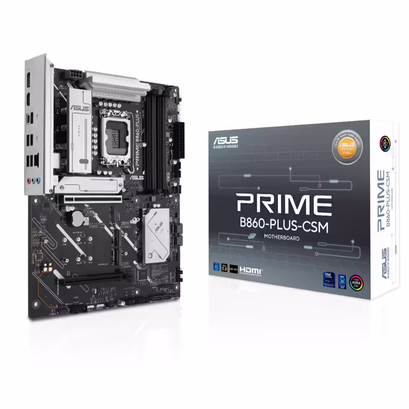 Asus prime b860-plus-csm | lga1851 | ddr5 | atx | matična plošča 1 Matična plošča asus prime b860-plus-csm, lga1851, atx komponentko