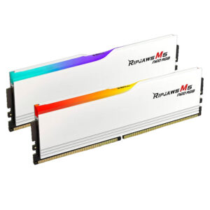 G.SKILL Ripjaws M5 Neo RGB 64GB (2x32GB) DDR5 | 6000MT/s C| F5-6000J3040G32GX2-RM5NRW | Bel RAM Pomnilnik