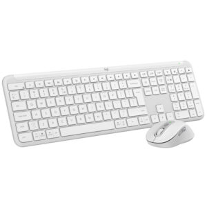 LOGITECH Signature Slim Combo MK950 | Bela | SLO g. | Brezžična Tipkovnica + Miška