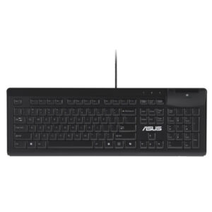 ASUS KU100 Smart Card | US Layout | USB | Žična | Integriran Smart Card Reader | Črna Tipkovnica