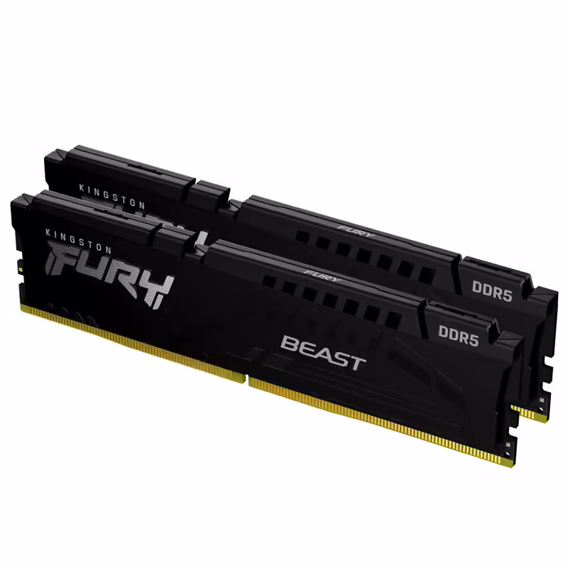 Kingston fury beast 32gb (2x16gb) ddr5 | 6800mt/s cl34 | expo kf568c34bbek2-32 | ram pomnilnik 1 Komponentko: kingston fury beast 32gb (2x16gb) 6800mt/s ddr5 cl34 expo kf568c34bbek2-32 ram pomnilnik