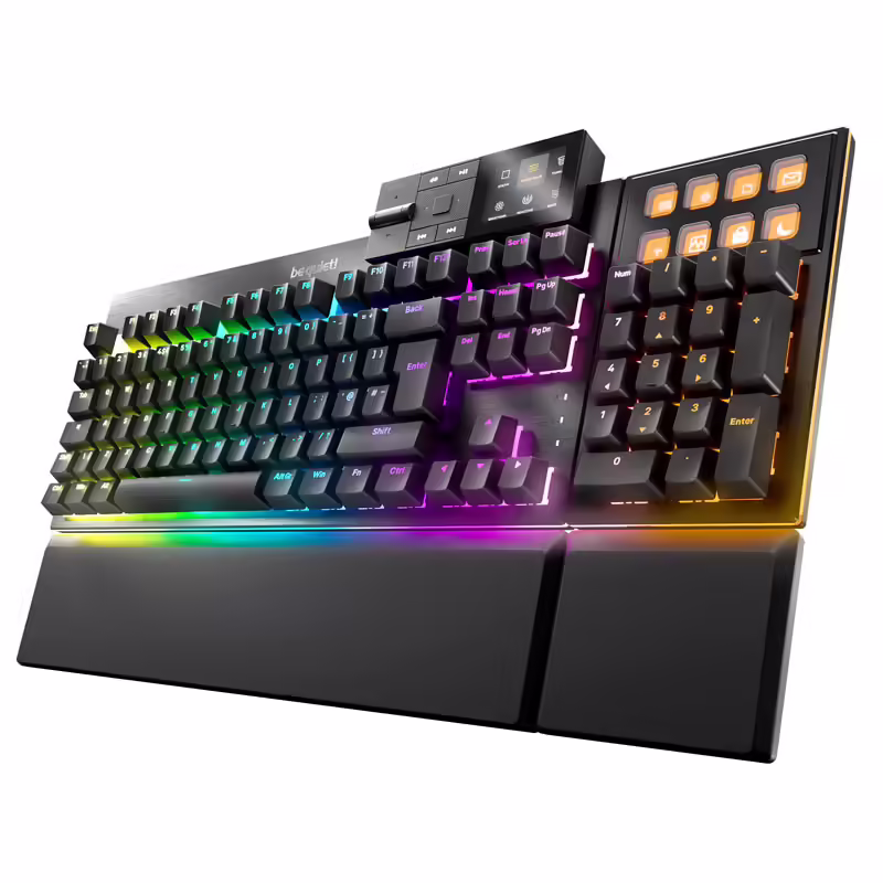 Be quiet! Dark mount silent linear | uk | črna rgb | mehanska | bt001uk | modularna gaming tipkovnica 1 Be quiet! Dark mount silent linear uk rgb (bt001uk) mehanska modularna gaming črna tipkovnica komponentko