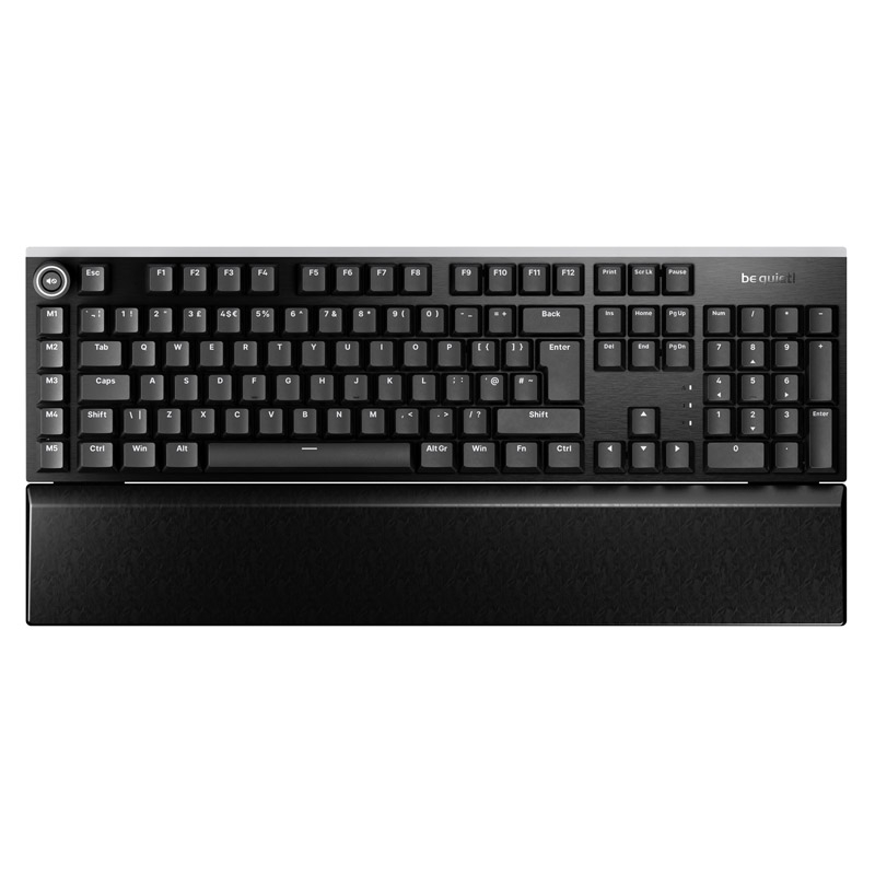 Be quiet! Light mount | silent tactile | uk | črna rgb | mehanska | bt004uk | gaming tipkovnica 1 Be quiet! Light mount silent tactile uk rgb (bt004uk) mehanska gaming črna tipkovnica komponentko