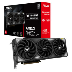 ASUS TUF Gaming Radeon RX 9060 XT 16GB | GDDR6 | OC | TUF-RX9060XT-O16G-GAMING | Gaming Grafična Kartica