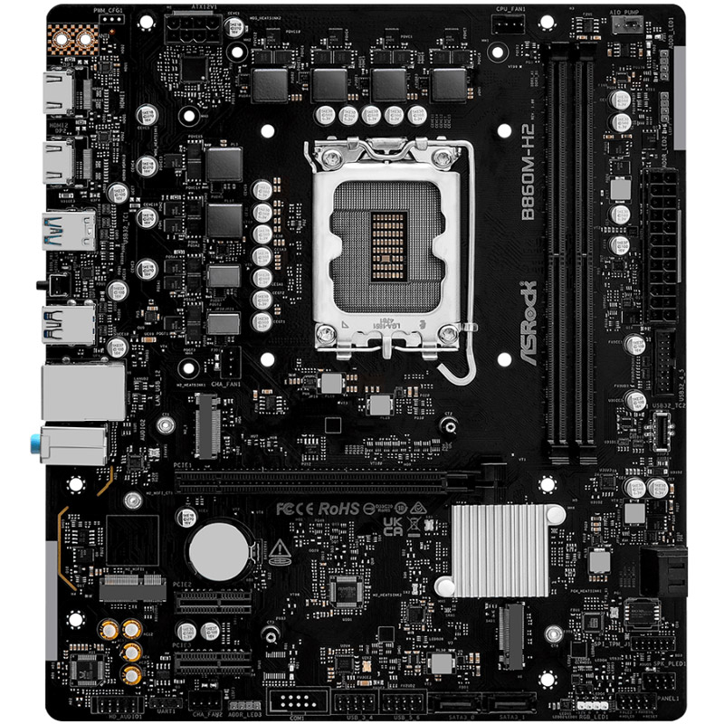 Asrock b860m-h2 | lga 1851 | 2xddr5 | matx | matična plošča 1 Asrock b860m-h2 lga1851 2xddr5 matx osnovna plošča komponentko