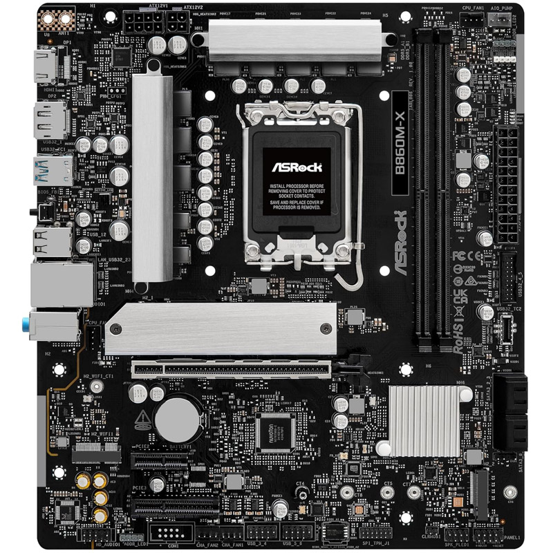 Asrock b860m-x | lga 1851 | matx | matična plošča 1 Asrock b860m-x lga1851 matx osnovna plošča
komponentko