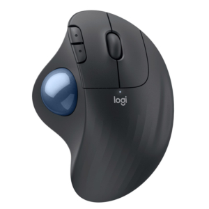 Logitech ERGO M575S | Bluetooth In Logi Bolt | Tiho Klikanje | Grafitna Ergonomska Trackball Miška