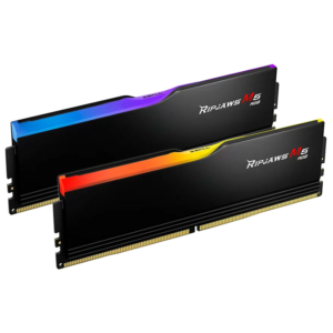 G.SKILL Ripjaws M5 RGB | 32GB 2x16GB DDR5 6000MT/s | CL36 | Intel XMP 3.0 In AMD EXPO | Črn RGB RAM Pomnilnik
