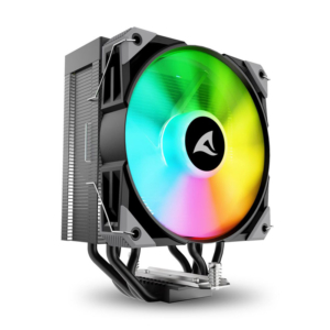 Sharkoon A40 RGB Black | 120mm PWM Ventilator | 220W TDP | ARGB Procesorski Hladilnik