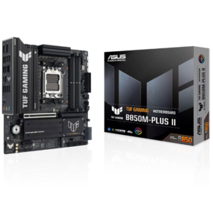 ASUS TUF Gaming B850M-PLUS II | AMD AM5 | DDR5 8000+ OC | PCIe 5.0 | 3x M.2 | 2.5Gb Ethernet | mATX Gaming Matična Plošča