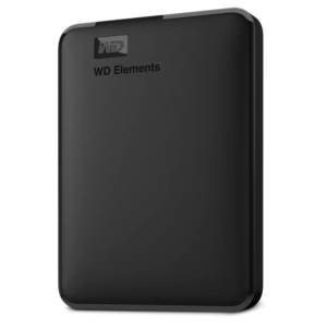 WD Elements Portable 2TB | USB 3.2 Gen 1 USB 3.0 | 2,5" | Kompakten Črn Zunanji Trdi Disk