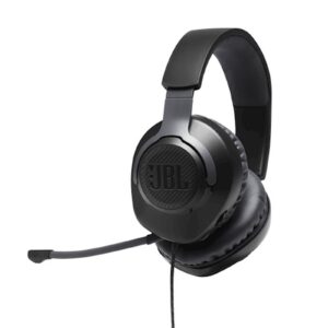 JBL QUANTUM 100 | Črna | Žične Igralne Slušalke z Mikrofonom